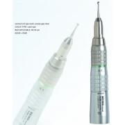 Being® 4:1 Reduction Straight Handpiece with narrow cones, Connect to the ISO Type E air motor